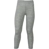 Engel Leggings - Ull/Silke - Grå Melert - - 6 år (116) - Leggings - Ull