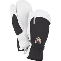 Hestra Army Leather Patrol 3-finger Skihansker, Black