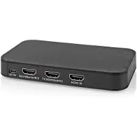Nedis Hdmi-splitter 1-inn 2-ut Dc-drevet Automatisk