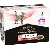 Purina 20 x 75 g / 20 x 85 g PRO PLAN Veterinary Diets Feline til en spesialpris! - DM ST/OX Diabetes Management okse, 20 x 85 g
