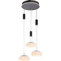 Q-SMART-HOME Paul Neuhaus Q-ETIENNE hengelampe sirkel, svart