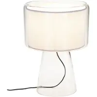 Marset Mercer bordlampe, polyester, Ø 29 cm