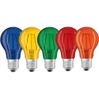 Osram LED-pære E27 Star Décor Cla A 2,5 W, blå