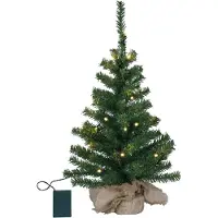 Star Trading Lite LED-tre Toppy i jute