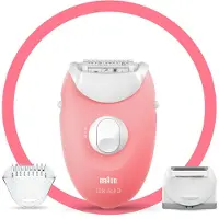 Braun Silk-épil 3 -277, Hvit, Rosa, 20 pinsetter, Barbering, Tyskland, 123 m, ???????? Av hygieniske årsaker anbefaler vi ikke å dele apparatet med andre personer.