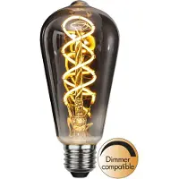 Star Trading Dekoration LED Filament E27 ST64 Smoked