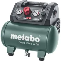 Metabo Basic 160-6 W OF - Luftkompressor - 0.9 kW - oljefri - 160 l/min - 6 liter