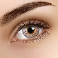 24.Se Fargede Linser Flash Glam Grå - 3 måneder