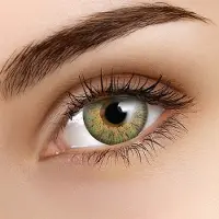 24.Se Fargede Linser Flash Glam Grønn - 3 måneder