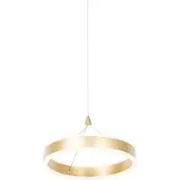 QAZQA Hengende lampe messing 30 cm inkl. LED 3-trinns dimmbar - Lyani