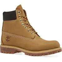 Timberland for man. TB1100617131 Premium Leather Ankle Boots 6 brown (42 W), Flat, Laces, Casual