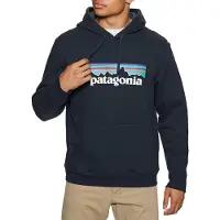 Patagonia P-6 Logo Uprisal Hettegenser blå