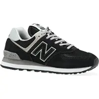 New Balance for man. ML574V3 574v2 Evergreen shoes black (44), Fabric, Flat, Suede, Laces, Casual