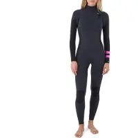 Hurley Plus 5/3 Mm Wfs0012504 Dame Våtdrakt I Neopren Med Glidelås I Brystet Og Lange Ermer