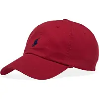 Ralph Lauren unisex. 710548524002 Red cotton chino cap (OSFA), Casual
