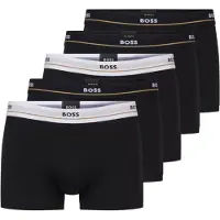 BOSS for man. 50475275 Pack of 5 black elastic boxer shorts (M), Homewear, Cotton