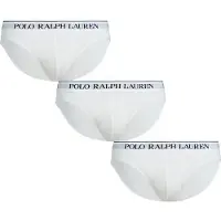 Ralph Lauren for man. 714835884001 Pack of 3 white Classic briefs (M), Homewear, Cotton