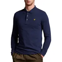 Lyle & Scott Langeret Polo ørkeblå Blå Størrelse