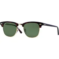 Ray-Ban Clubmaster Mock Tortoise/Arista Solbriller brun