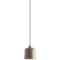 Luce Plan Zile hengelampe, matt teglrød, Ø 20 cm