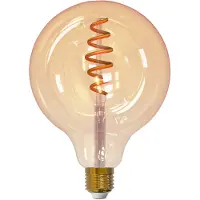 Airam SmartHome Globe 125 smart lampe, E27, rav, 350lm, 1800-3000K, WiFi