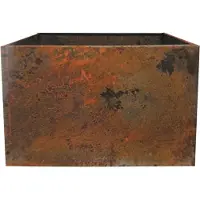 Vastbo Products Västbo Kruka obehandlad rost 80X40X40 cm