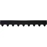 Vastbo Products Västbo Gräskantlist Galv/svart 3X119cm höjd 16cm