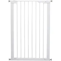 DogSpace Bonnie Extra High (105 cm) Hundeport metall, hvit