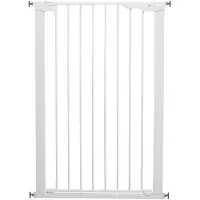 DogSpace Bonnie Extra High (105 cm) Hundeport metall, hvit