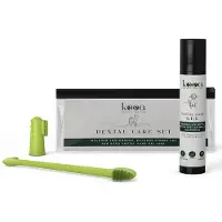 Kooa tannpleiesett - Tannbørste, Fingebørste av silikon og Tanngel (50 ml)