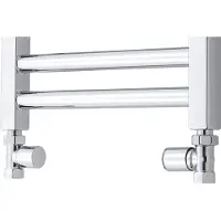 TVS VENTILSÆT 110 KROM, LIGE - 1/2'' TILSLUTNING