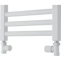 TVS LIGE VENTILSÆT HVID RAL 9016