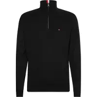 Tommy Hilfiger Pima Org Ctn Mock Genser Med Halv Glidelås