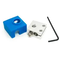 Micro-Swiss Upgrade With Silicone Sock Cr10/ender 2/ender 3/mk7/mk8/mk9 Varmeblokksett