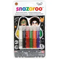 Usorteret Sminkefarve stifter 6stk. Halloween farver