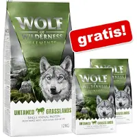 Wolf of Wilderness Monoprotein "Untamed Grasslands" hest – uten korn - 2 x 12 kg