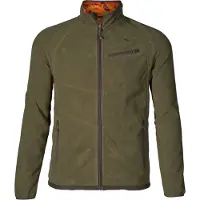 Seeland Vantage vendbar fleece Pine green/InVis orange blaze L