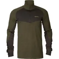Härkila Base Warm glidelåshals Willow green/Shadow brown S