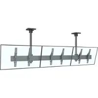 Multibrackets M Menu Board Mount Pro MBC3X1U - Brakett - aluminium, stål - svart - skjermstørrelse: 40-65 - takmonterbar
