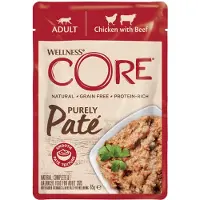 Wellness Core Cat purely pate, Chicken w/Beef 85 g - (24 pk/ps)