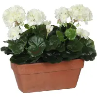 Mica Decorations Kunstig Geranium Plante Til Balkong