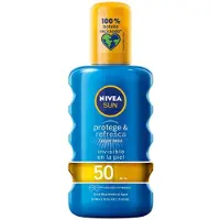 Nivea Solbeskyttelse Og Forfriskende Spf50 200ml