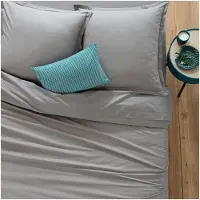 Atmosphera dyne-/kaldrepåtrekk 240 x 220 cm bomull grå