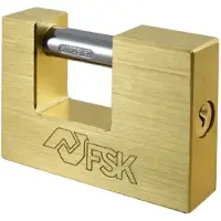 Ferrestock Fskcan190 Rektangulær Hengelås 90 Mm