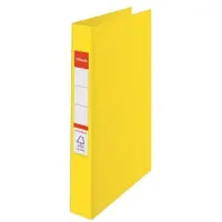 Esselte - Ringperm - bokryggbredde: 35 mm - for A4 (210 x 297 mm) - kapasitet: 100 ark - gul