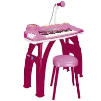 Reig Musicales Rosa Elektronisk Orgel Med 25 Tangenter Og Lys