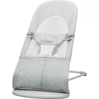 BabyBjörn gyngestol Balance Soft Mesh, sølv/hvit, 005129A