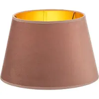 Duolla Lampeskjerm Cone høyde 18 cm, rosa/gull