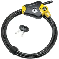 Master Lock Justerbar Sikkerhetskabel Python 1.8 M