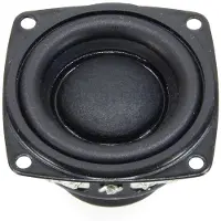 Visaton BF 37, Full rekkevidde, 5 W, 8 W, 4 O, 100 - 20000 Hz, Sort